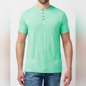 NWT Buffalo David Bitton Light Teal Short Sleeve Tee XL Firm Price